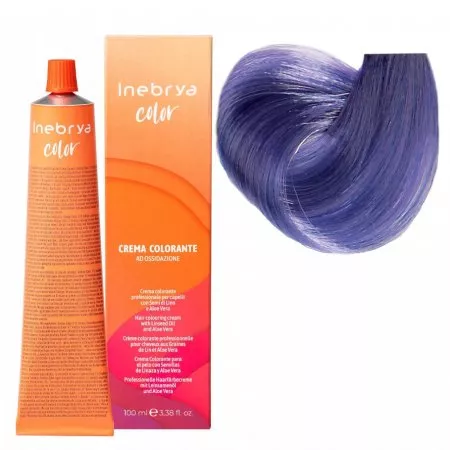Inebrya Color, farba do włosów, koloryzacja trwała, Pastel Lavender, 100ml