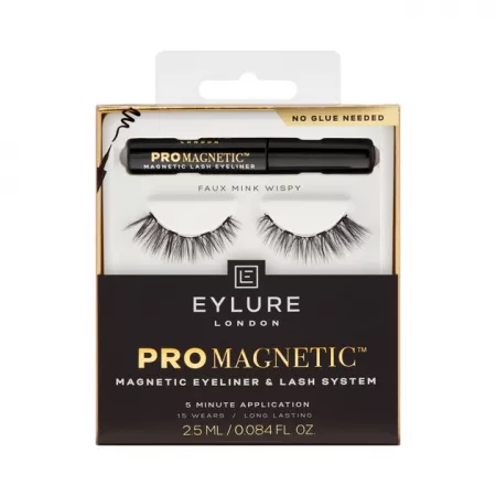 Eylure Pro Magnetic, zestaw rzęs, Eyeliner&Lash z systemem Wispy