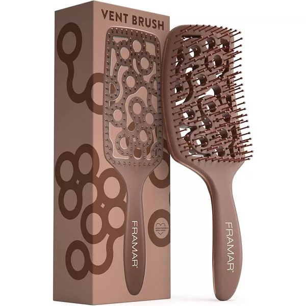 Framar Vent Brush, szczotka do włosów, chocolate