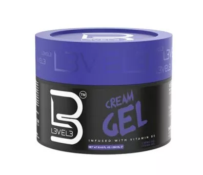 L3VEL3 Cream Gel, kremowy żel do stylizacji, średni chwyt, 250ml