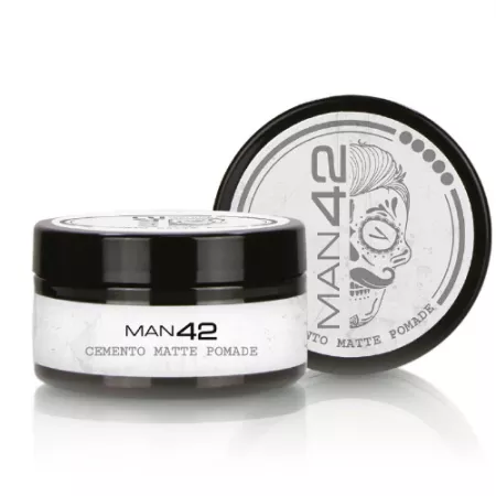 MAN42 Matte Cream With Cement Effect Pomade, matowa pomada cement, 100ml