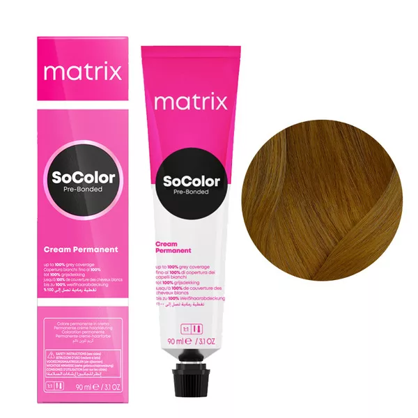 Matrix SoColor, farba do włosów z technologią Pre-Bonded, 8G, 90ml