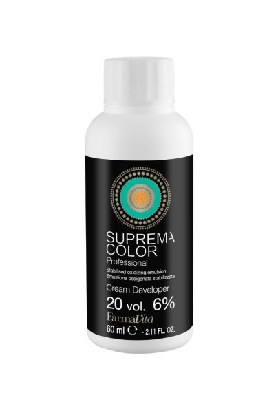 Farmavita Suprema Color CR. Developer, oksydant, krem rozjaśniający, 20 vol. 6%, 60ml