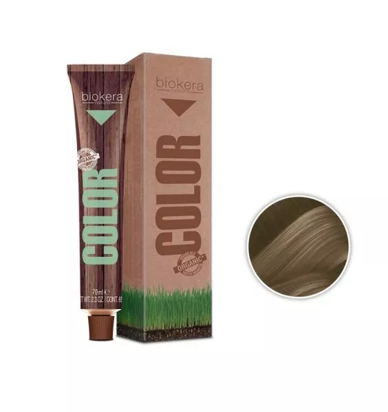 Biokera Natura Natura Color, trwała farba do włosów z olejkami roślinnymi, 8.1, 70ml