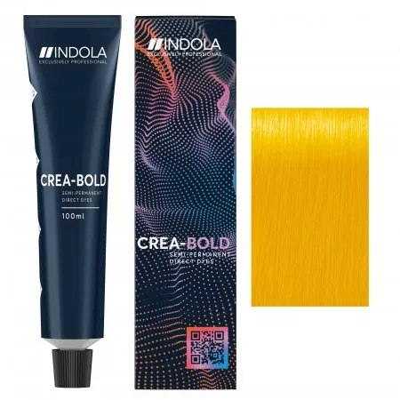 Indola Crea Bold, farba do włosów półtrwała, Canary Yellow, 100ml