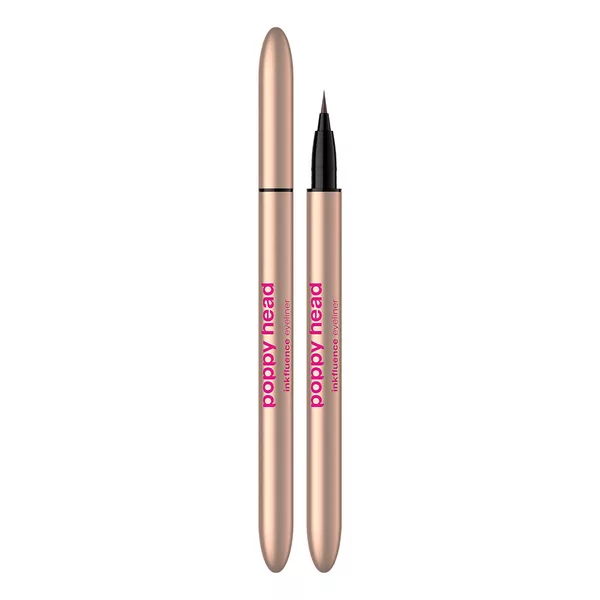 Poppy Head Inkfluence eyeliner w pisaku z pędzelkową końcówką 02 Berry Brown 0.6ml