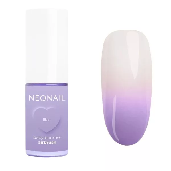 Neonail Baby Boomer Airbrush, pyłek do paznokci w sprayu, Lilac, 5g