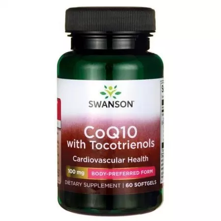 Swanson Koenzym Q10 100mg + Tocotrienole 10mg 60sg