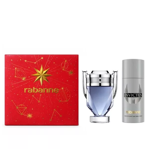 Paco Rabanne Invictus zestaw prezentowy dla mężczyzn woda toaletowa 100ml + dezodorant 150ml