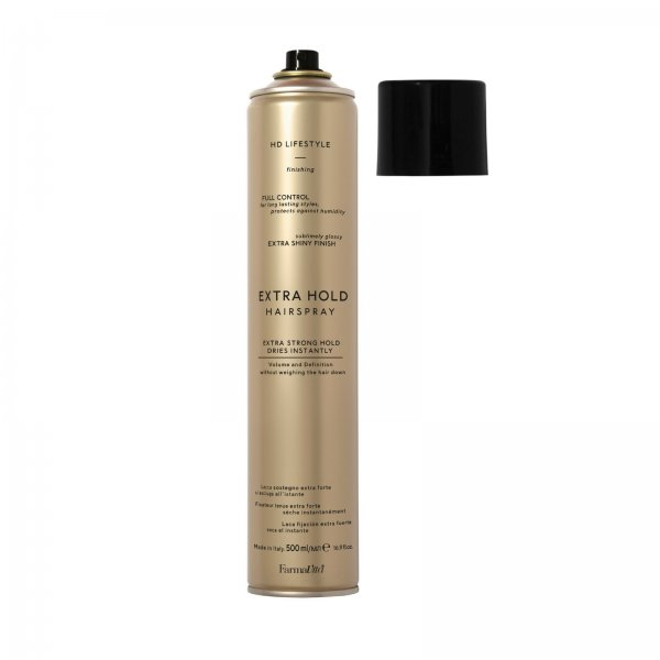 Farmavita HD Life Style Extra Hold Hairspray, lakier do włosów, bardzo mocny, 500ml