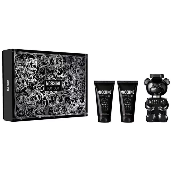 Moschino Toy Boy zestaw męski: perfumy 50ml, żel pod prysznic 50ml, balsam po goleniu 50ml