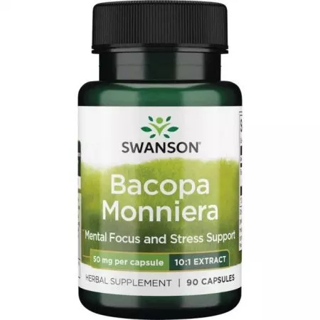 Swanson Bacopa Monniera 10:1 extract 90 kaps