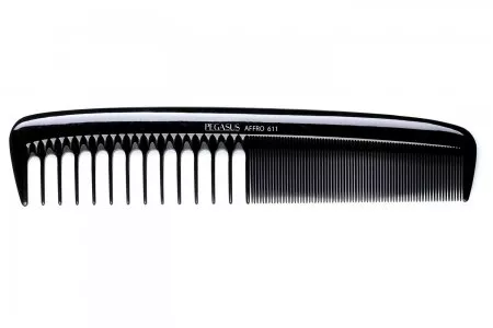 Grzebień barberski Pegasus 611 z twardego kauczuku