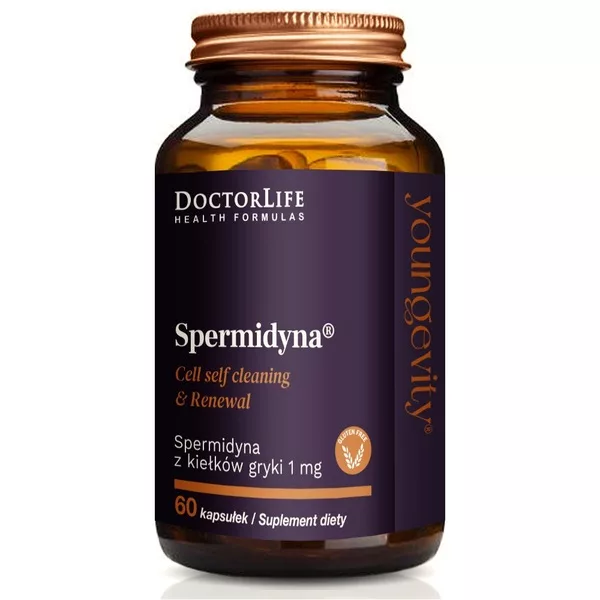 Doctor Life Spermidyna suplement diety wspierający zdrowie komórkowe 60 kapsułek