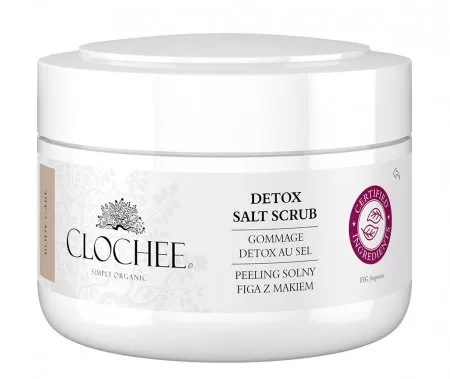 Clochee, peeling solny figa z makiem, 240ml