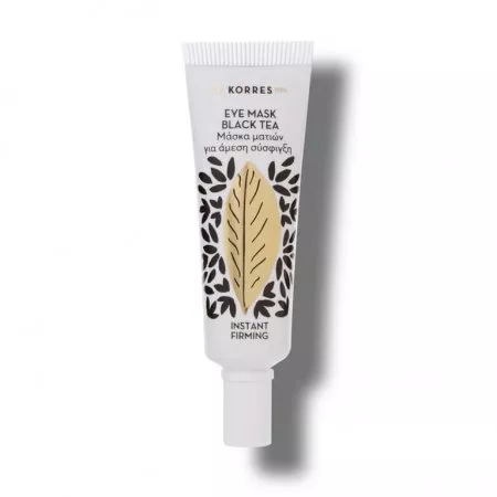 Korres, ujędrniająca maska pod oczy z czarną herbatą, 6ml