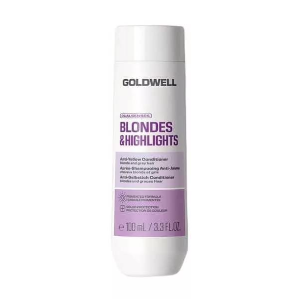 Goldwell Dualsenses Blondes & Highlights, odżywka neutralizująca do włosów blond, 100ml