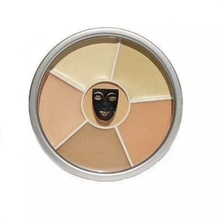 Kryolan, Dermacolor Camouflage Rainbow Set, paleta kamuflaży, 40g, 00