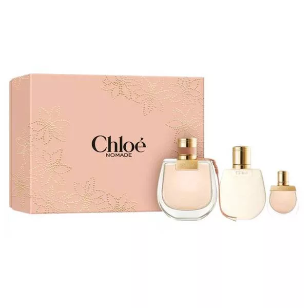 Chloe Nomade kobiecy zestaw: woda perfumowana 75ml, miniatura 5ml, balsam do ciała 100ml