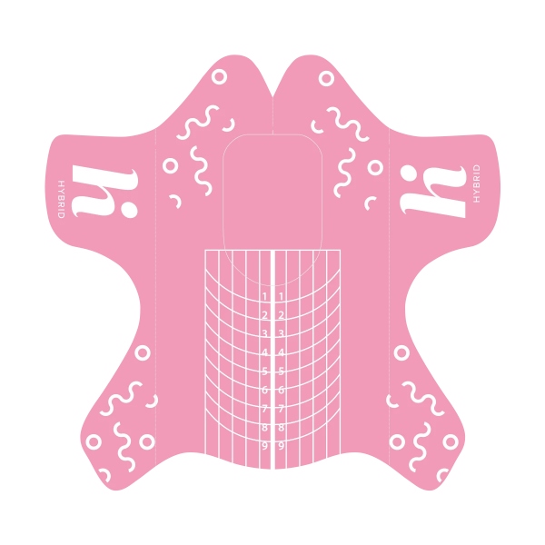 hi hybrid, szablony do przedłużania paznokci