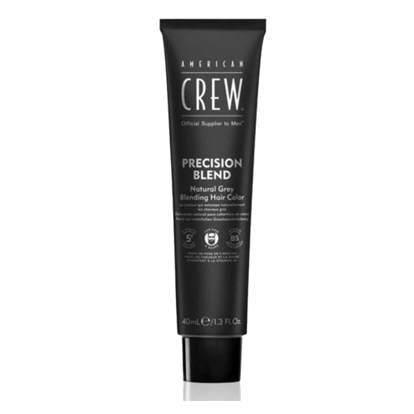 American Crew Precision Blend, odsiwiacz dla mężczyzn, średni naturalny 5|6 Medium Ash, pojedyncza tubka, 40ml