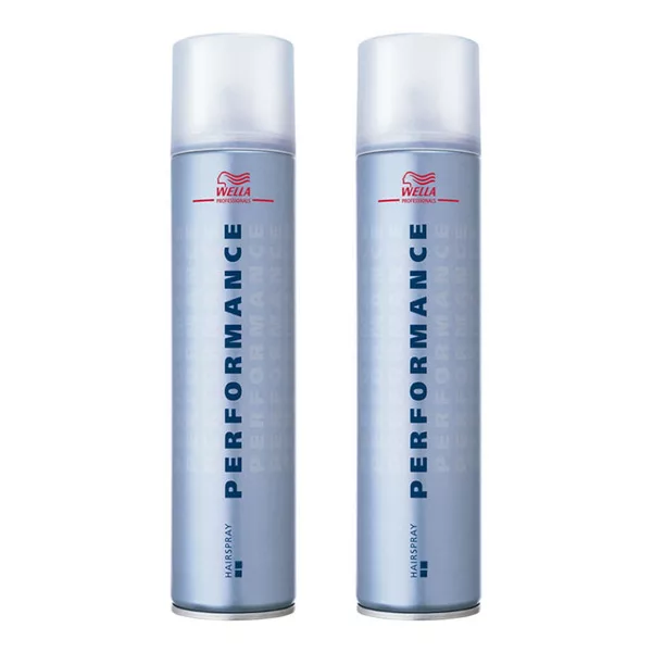 Wella Performance Extra Strong, lakier do włosów, bardzo mocny, dwupak, 2x500ml