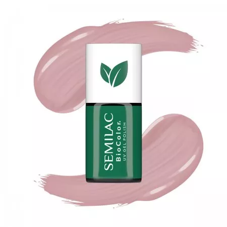 Semilac Bio Color, 714 Rosy SeaShell, lakier hybrydowy, 7ml