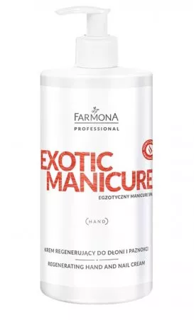 Farmona Professional Exotic Manicure, Krem regenerujacy do dłoni i paznokci, 500ml