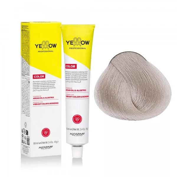 Yellow Professional Color Permanent, farba do włosów, 10.21, 100ml