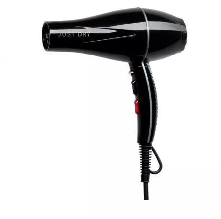 Efalock Just Dry, suszarka do włosów, 1500W, czarna, profesjonalna, zimne powietrze