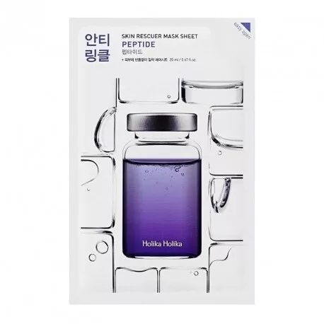 Holika Holika Skin Rescue - Peptide, peptydowa maska w płachcie - data ważności (6.09.2026)