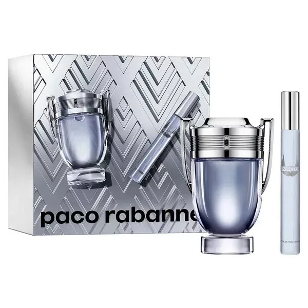 Paco Rabanne Invictus zestaw woda toaletowa spray 100ml + woda toaletowa spray 10ml (M)