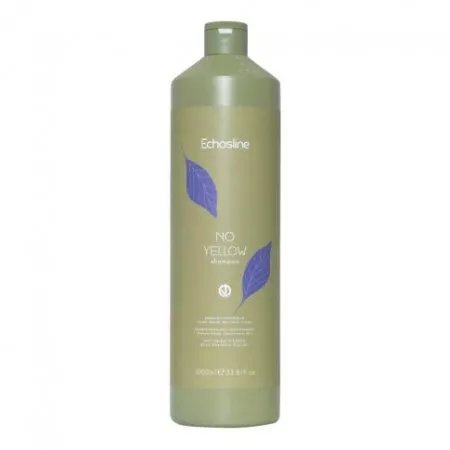 Echosline, No Yellow, szampon do włosów siwych i blond 1000ml
