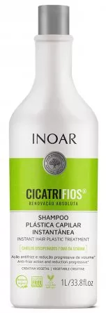 INOAR CicatriFios, szampon do włosów zniszczonych, 1000ml