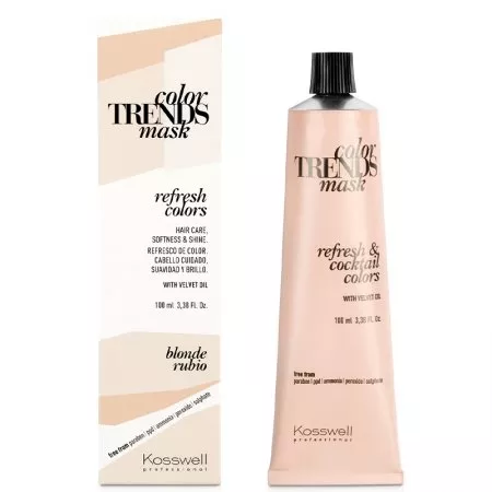 Kosswell Color Trends Mask, kremowa farba do półtrwałej koloryzacji, blonde, 100ml