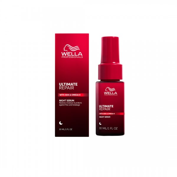 Wella Ultimate Repair, nocne serum bez spłukiwania do każdego rodzaju włosów, 30ml