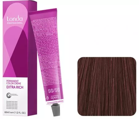 Londa Color Permanent, farba do włosów, 4/77, 60ml