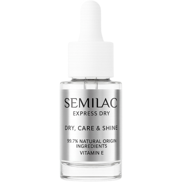 Semilac Express Dry, preparat przyspieszający wysychanie lakieru do paznokci, 8ml
