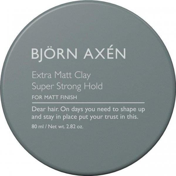 Björn Axén Extra Matt Clay, ekstra matowa glinka do włosów, 80ml