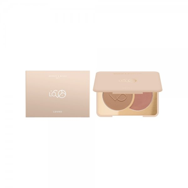 Lovro Bronze & Blush Set prasowany bronzer i róż do modelowania twarzy 5g