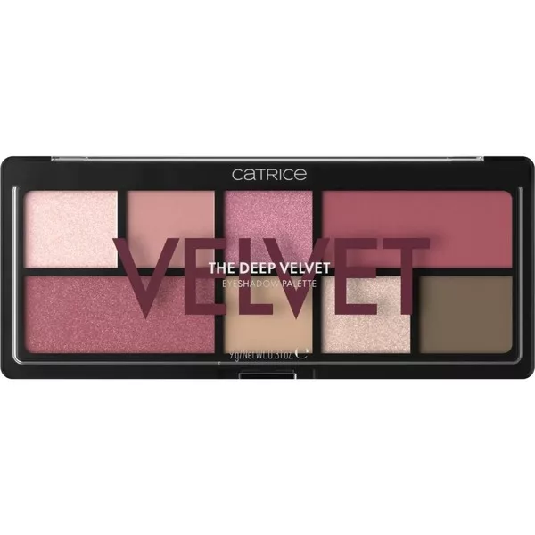 Catrice The Deep Velvet Eyeshadow Palette, paleta cieni do powiek, 9g