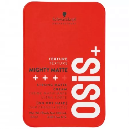 Schwarzkopf OSIS+ Mighty Matte, matujący krem do włosów, 100ml