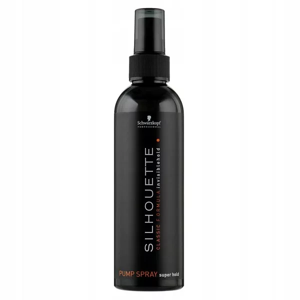 Schwarzkopf Silhouette Pump, bardzo mocno utrwalający lakier w atomizerze, 200ml