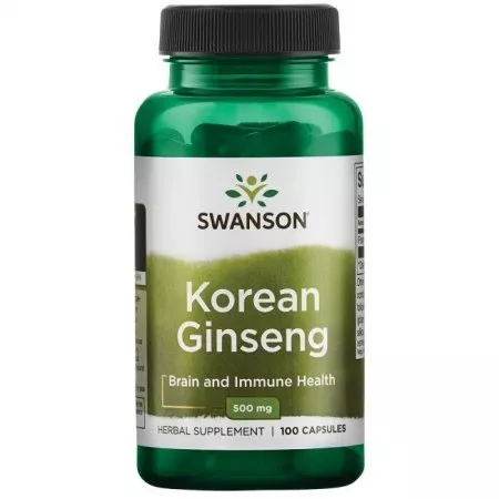 Swanson Ginseng - Żeń-Szeń 500mg 100 kaps
