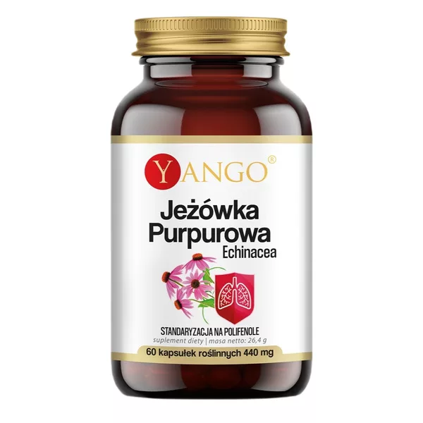 Yango Jeżówka purpurowa (Echinacea) suplement diety 60 kapsułek