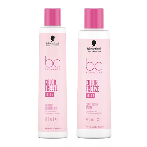 Schwarzkopf BC Color Freeze pH 4.5, zestaw do włosów farbowanych, szampon 250ml + odżywka 200ml