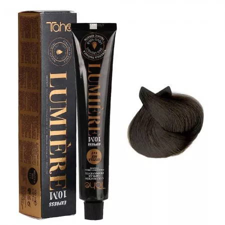Tahe Lumiere Express 10M, expresowa farba do włosów siwych, 4.35, 100ml