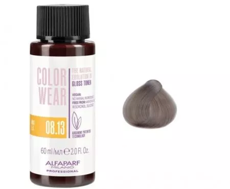 Alfaparf Milano Color Wear Gloss, toner do włosów bez amoniaku, 60ml, 8.13