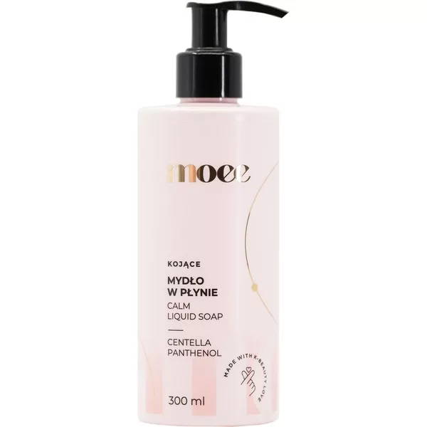 Moee Calm Liquid Soap, kojące mydło w płynie z ekstraktem z wąkrotki azjatyckiej i pantenolem, 300ml