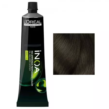 Loreal Inoa, farba do włosów w kremie bez amoniaku, 5.3 baza, 60g